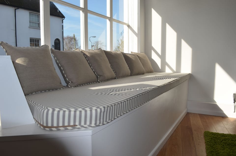 beautiful large south facing window seat