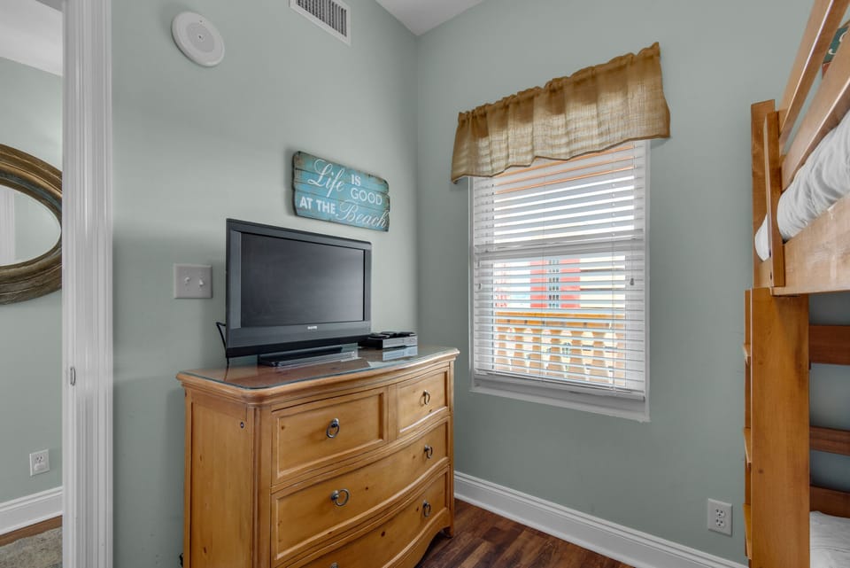 Bunk room with flat screen