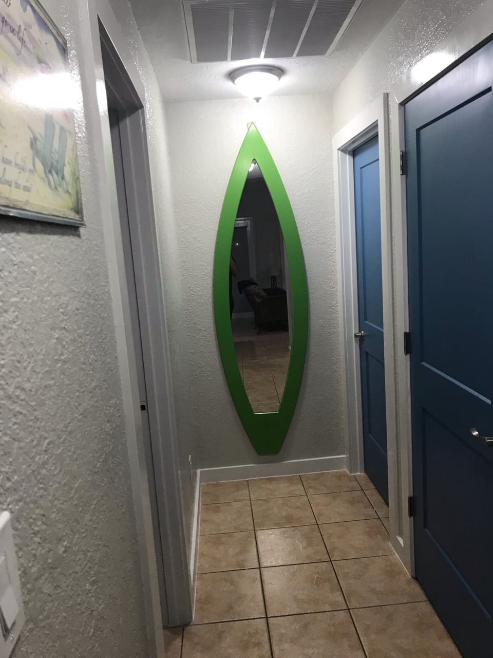 Hallway leading to bedrooms