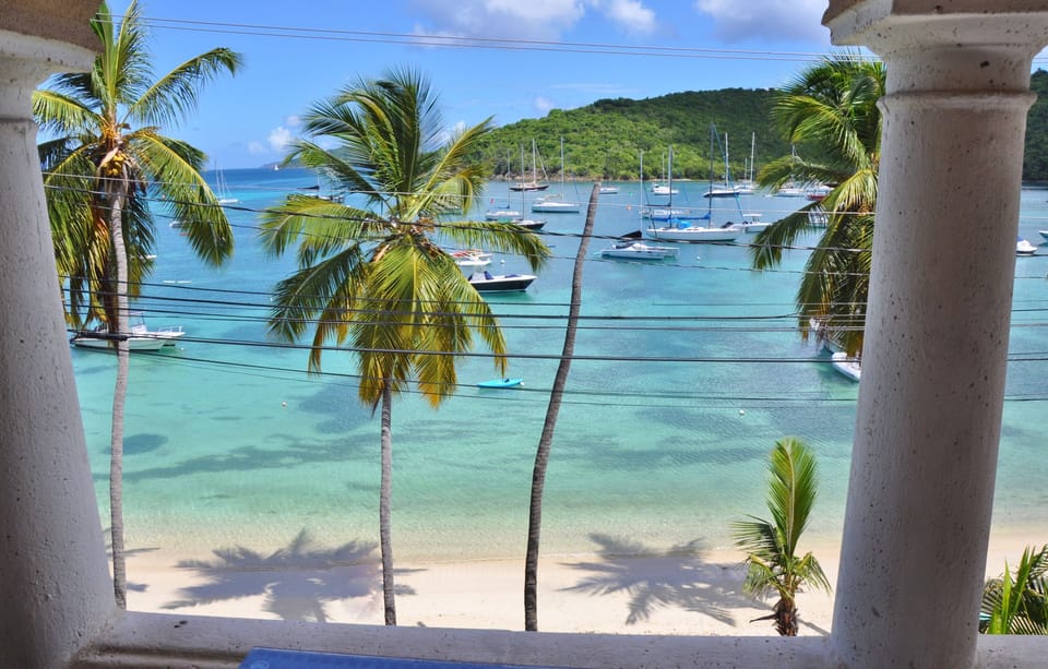 Cruz Bay view from private balcony