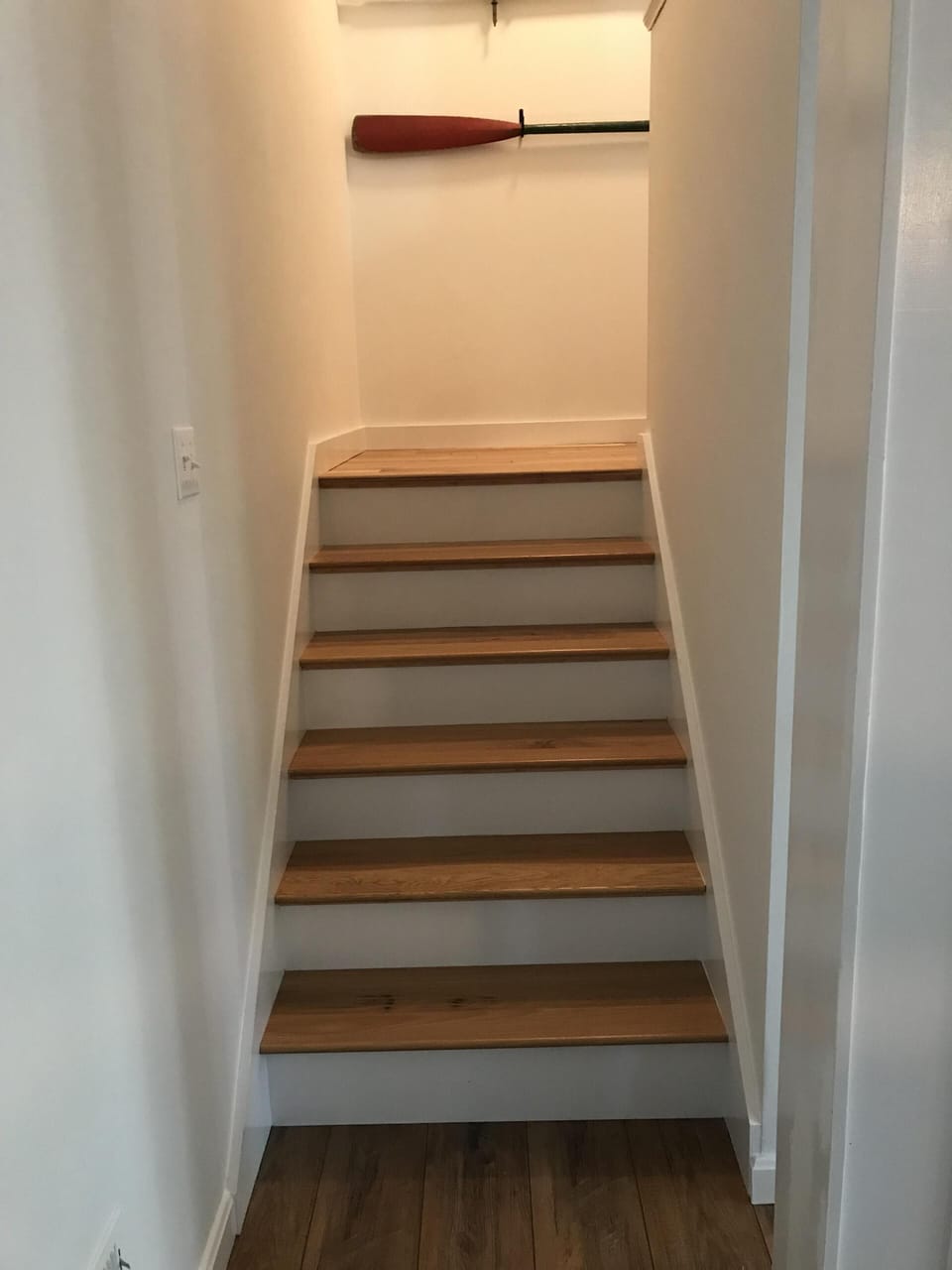 Stairway to Basement Bunk Room
