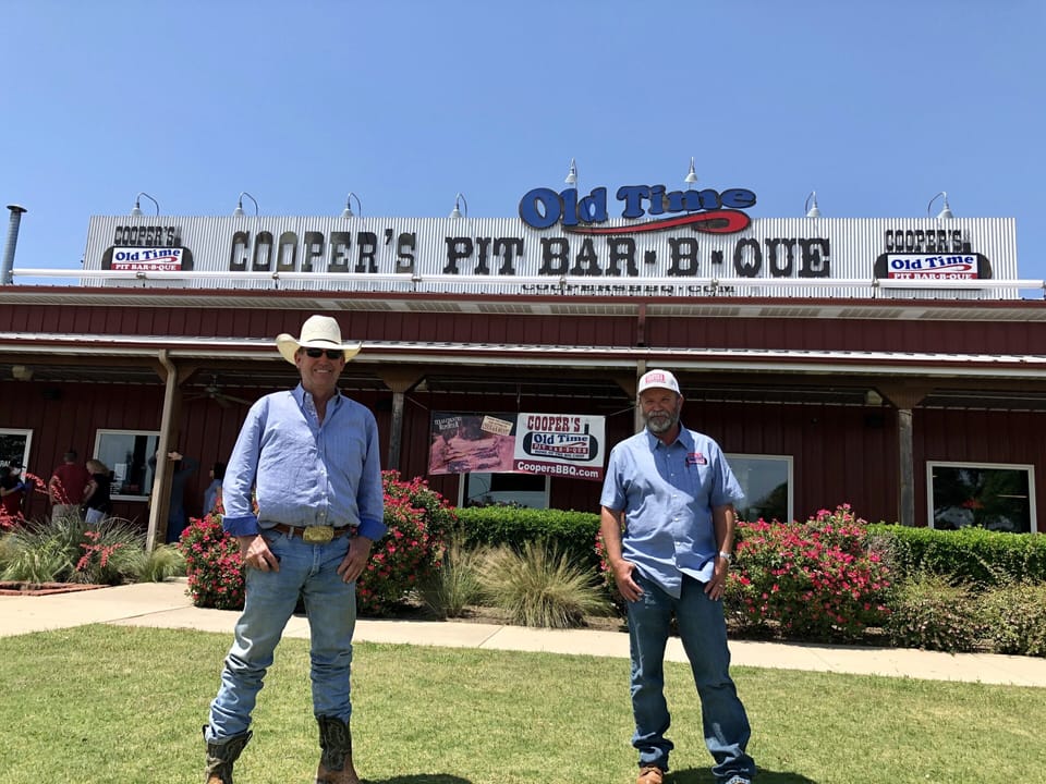 Try some true Texas BBQ at Cooper’s - it’s all about the meat!