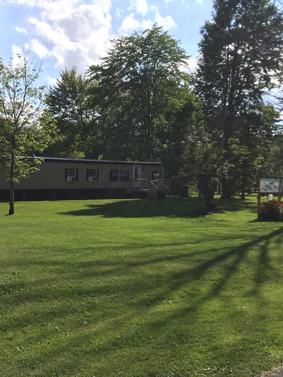 Large yard
