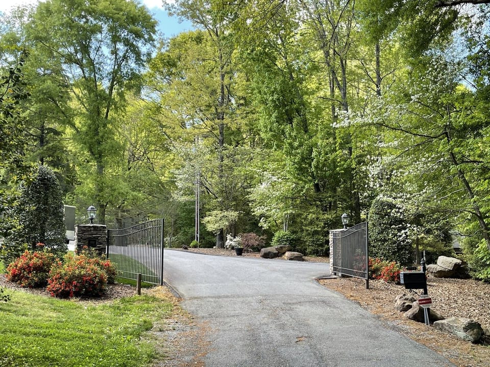 Entrance to 'Private Point...garage apartment on left as you pull in
