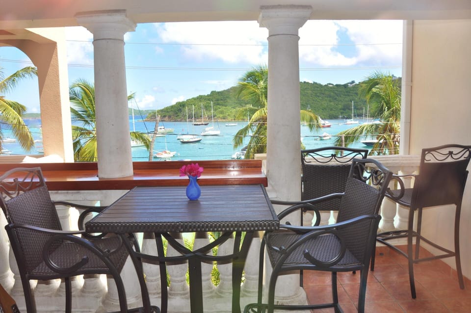 Ocean view for Indigo Blue 1BR from the private balcony