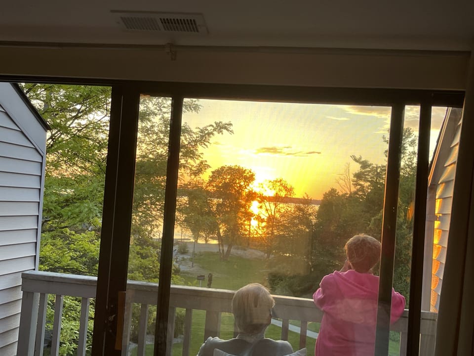 View from inside the condo looking out 