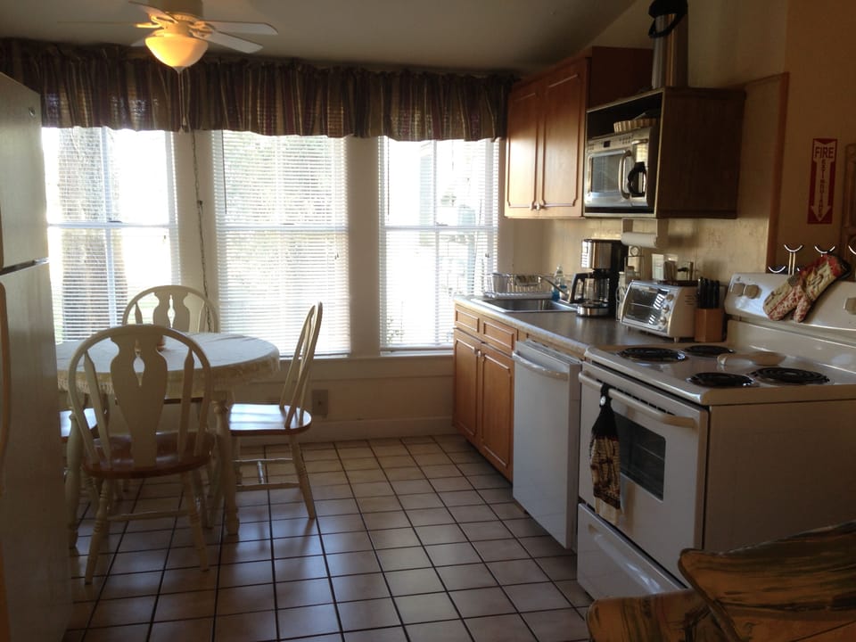 Kitchen with seating for four