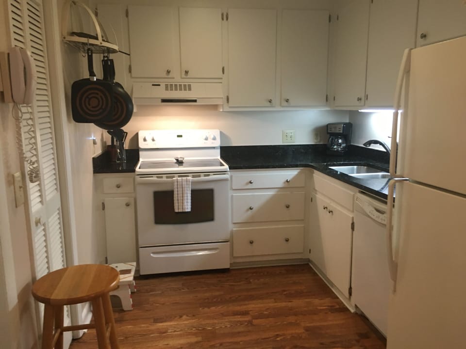 Updated kitchen with granite countertops 