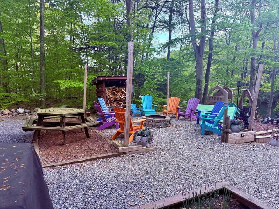 Patio with fire pit