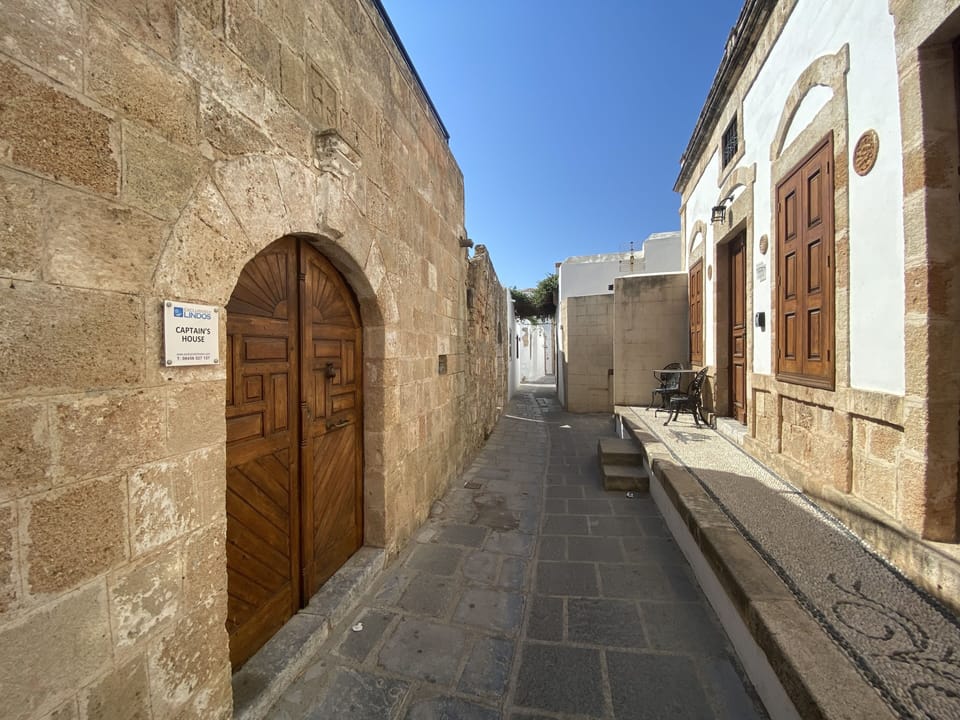 Exterior of the house - this way to St Paul's Bay
