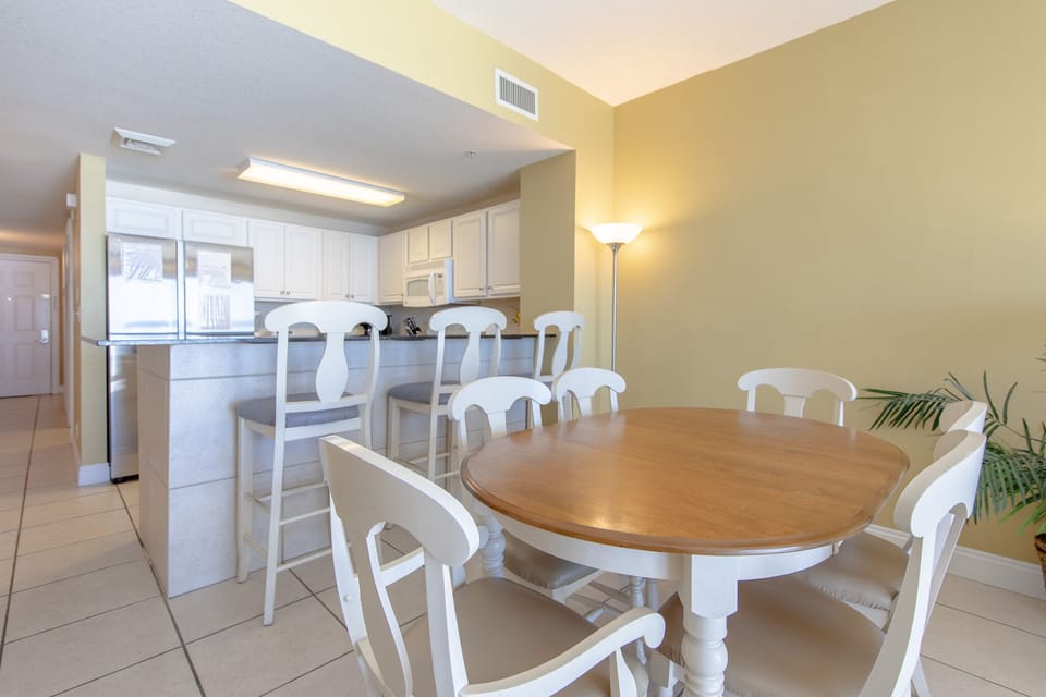 Dining table.