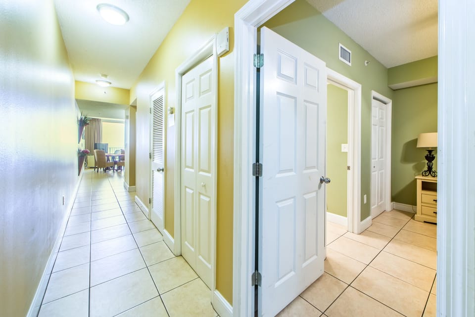 Hallway from Living Area to Bedrooms