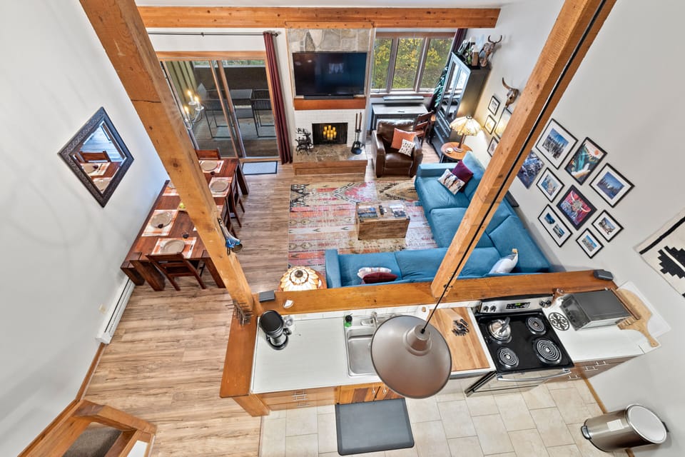 View from Loft of Downstairs