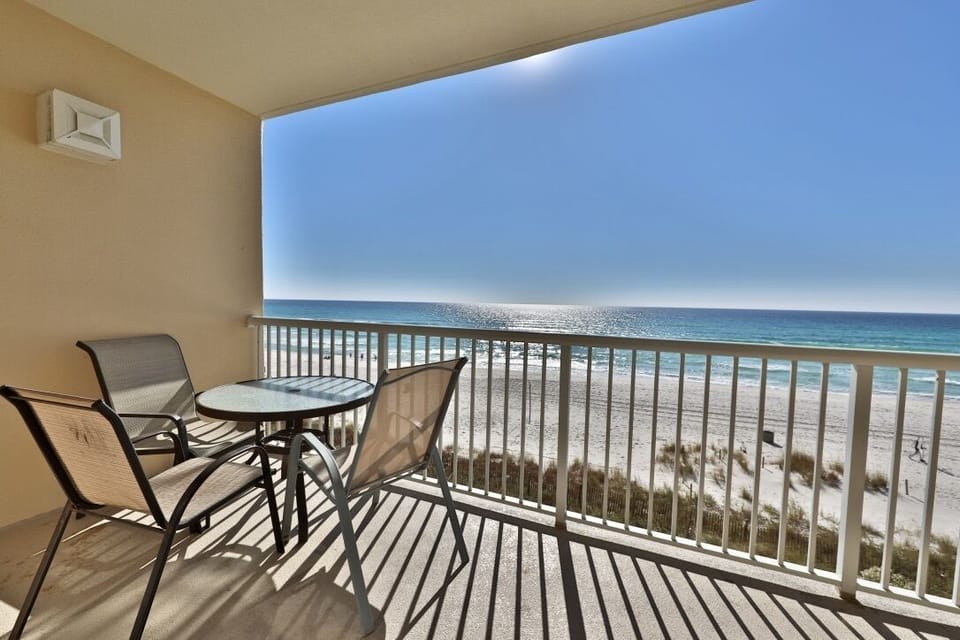 Private balcony.