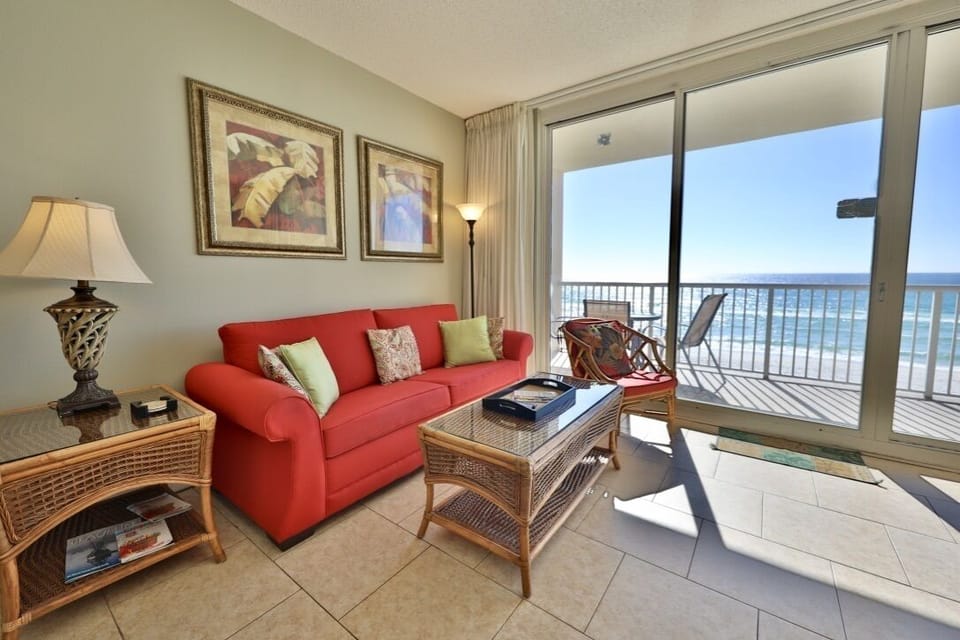 Gulf front living room!