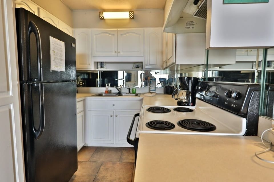 Fully stocked kitchen