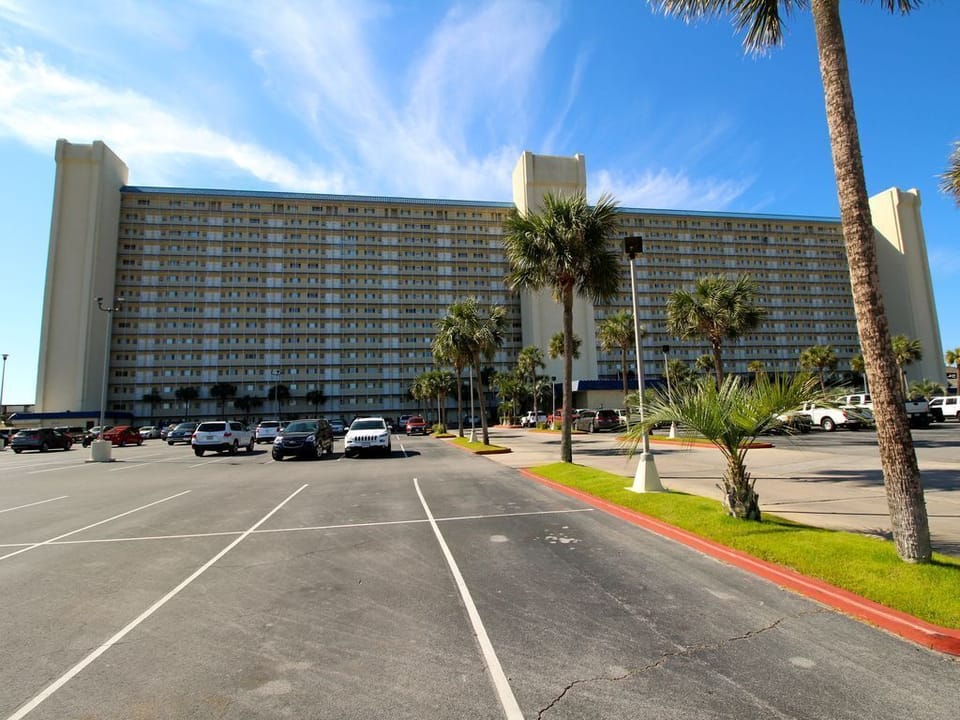 The summit resort. Parking directly in front of building not across a street