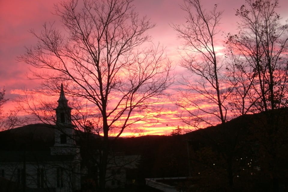 View from the balcony