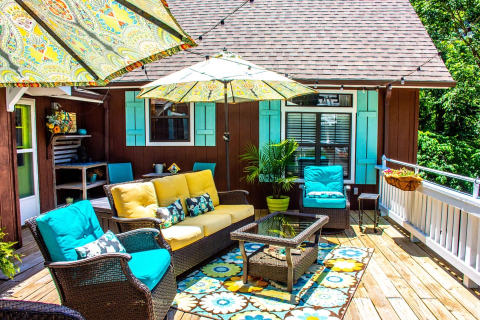 Back Deck with Lake View