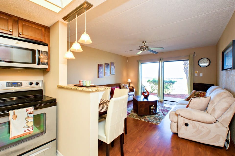 First floor unit with easy access to beach and pool.
