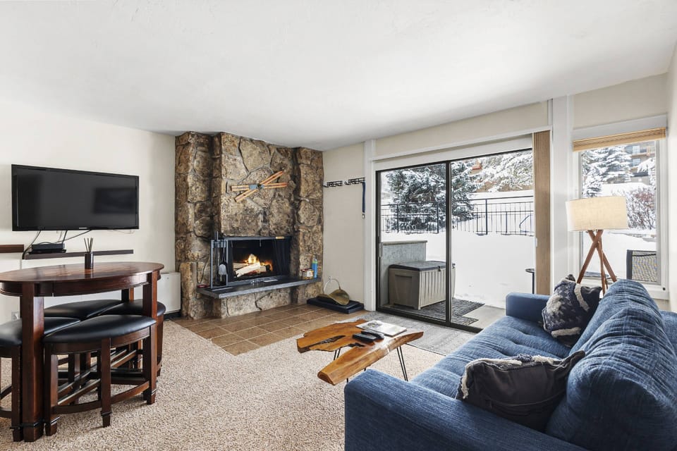 Just outside your sliding door is your patio with a gas grill and easy access to the pool and hot tub area.