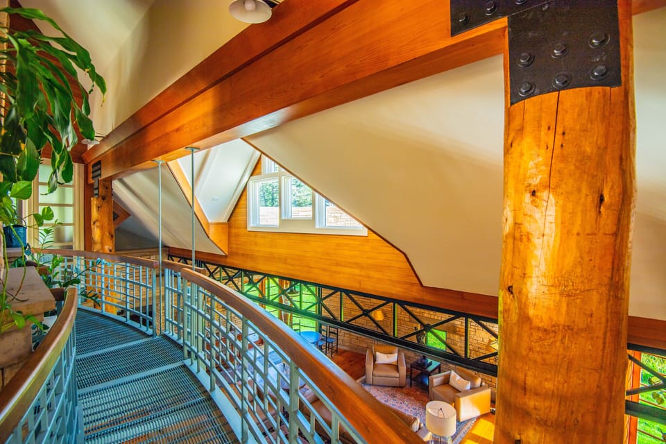 Upstairs walkway