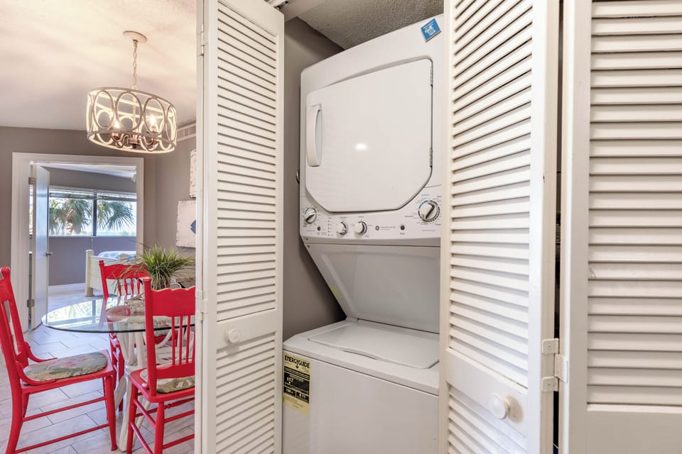 Washer and dryer in unit