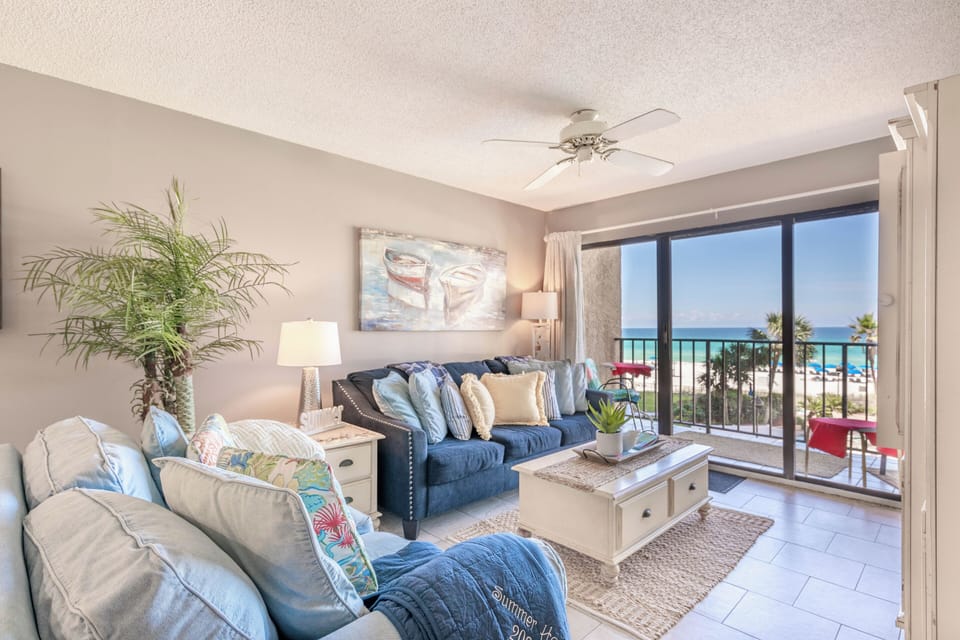 Gulf front living room