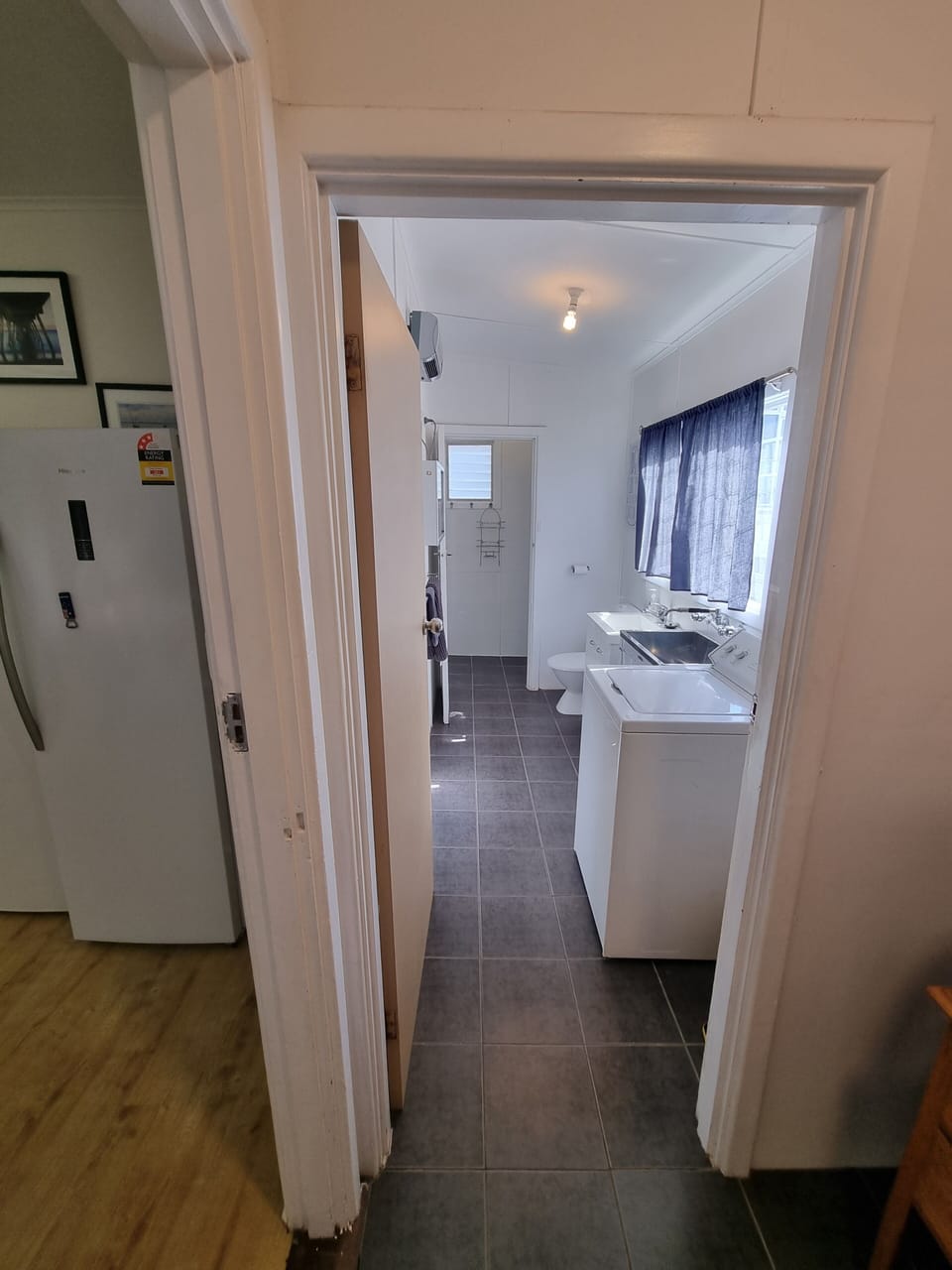 Laundry, toilet & shower area