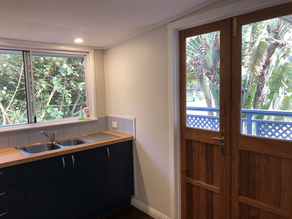French doors to upstairs verandah