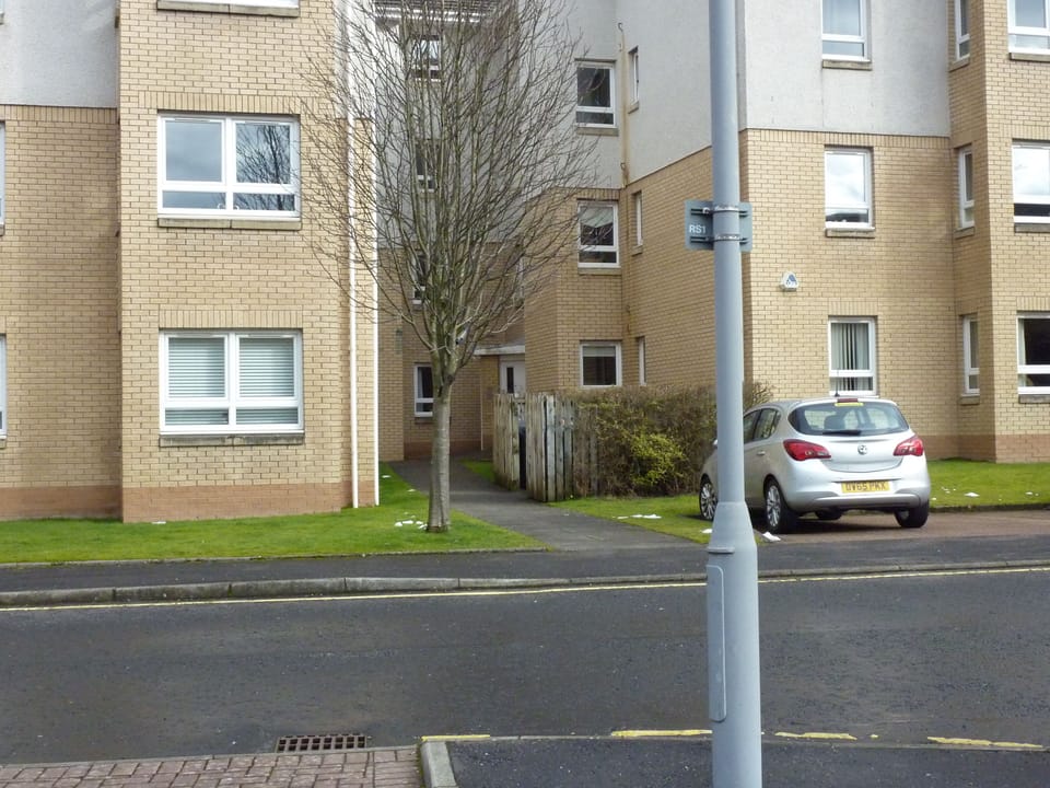Rear of Building - View from private Residents and Guests car park
