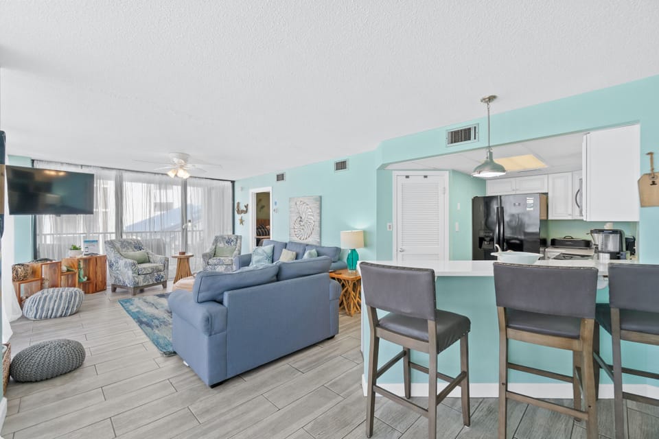 Kitchen and Living Area