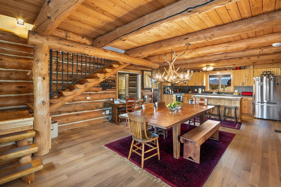 Gather, laugh and share in the fully stocked kitchen