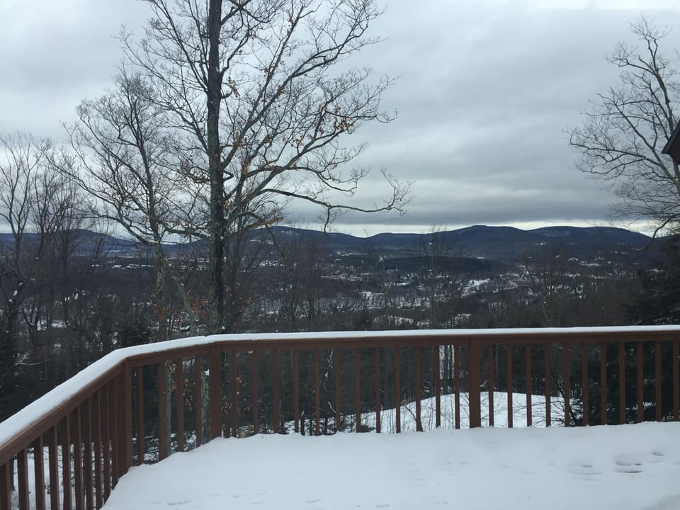 Views from every bedroom, living room, dining room and the deck are breathtaking