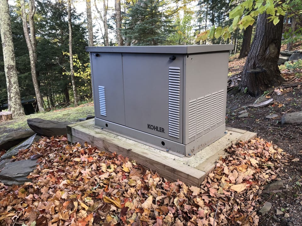 No power? No problem. Automatic standby generator is ready to go any moment.
