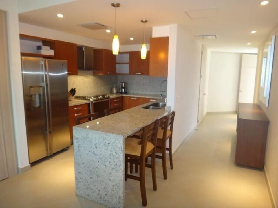 Kitchen and entry