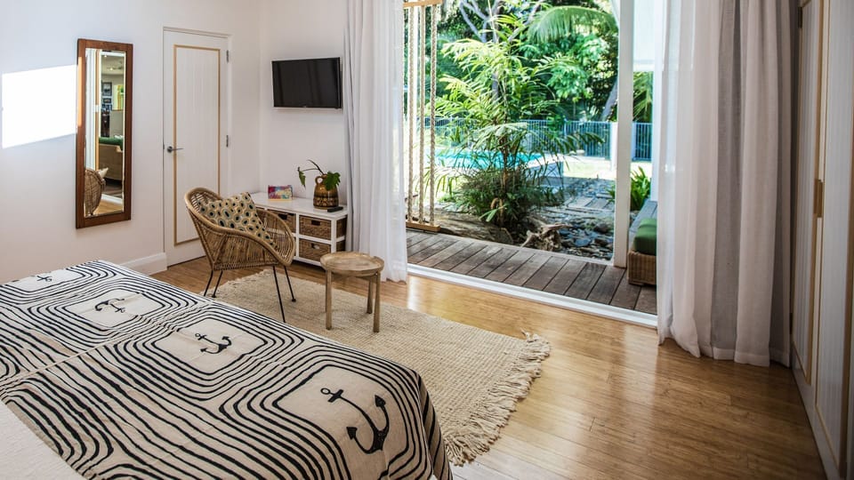 Spacious and private bedrooms where you can escape to.TV and A/C.