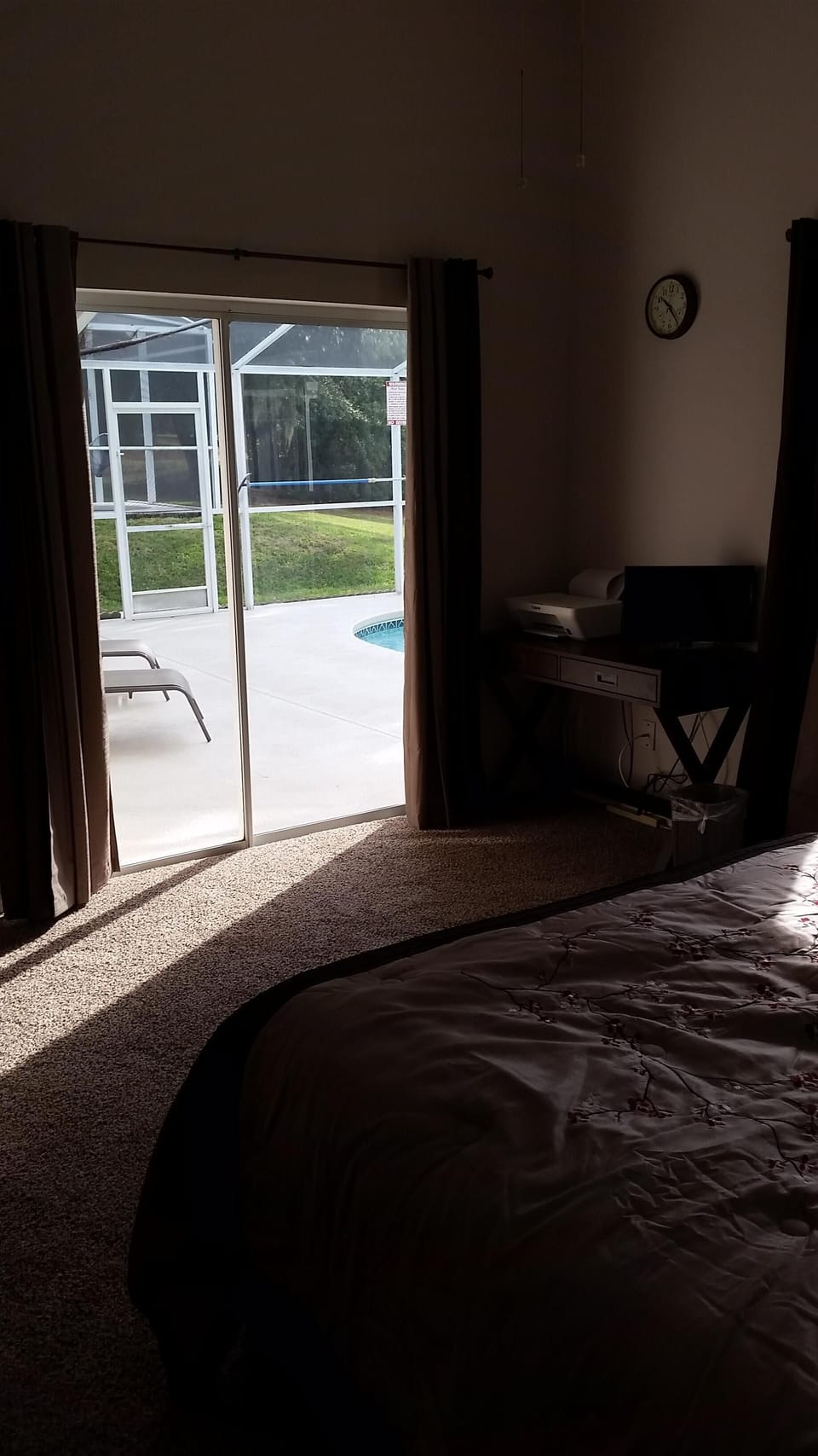 View from master bedroom