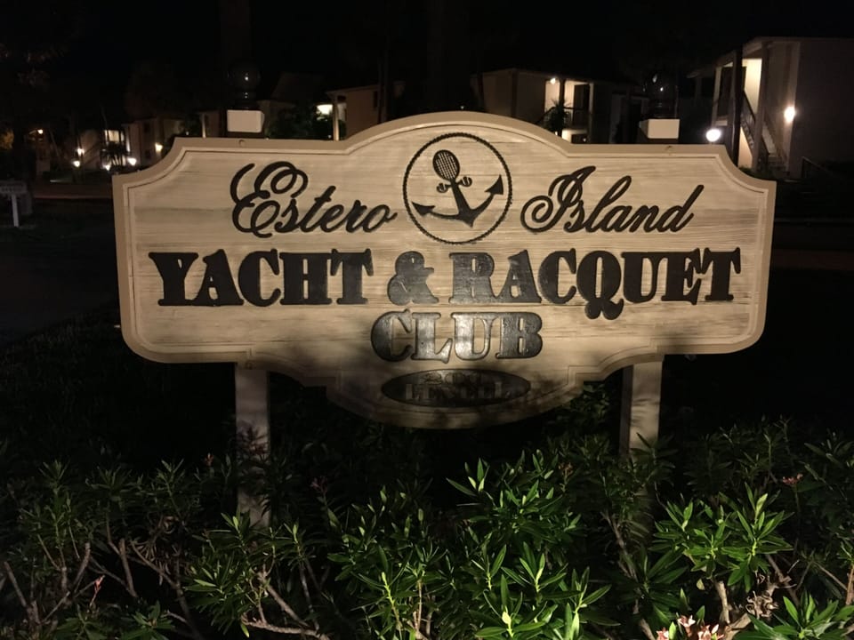 Look for this sign as you arrive and you'll know you've found your condo.