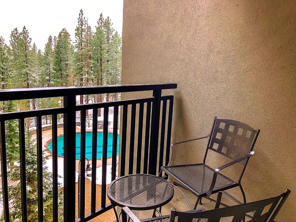 Gorgeous view from the private patio!