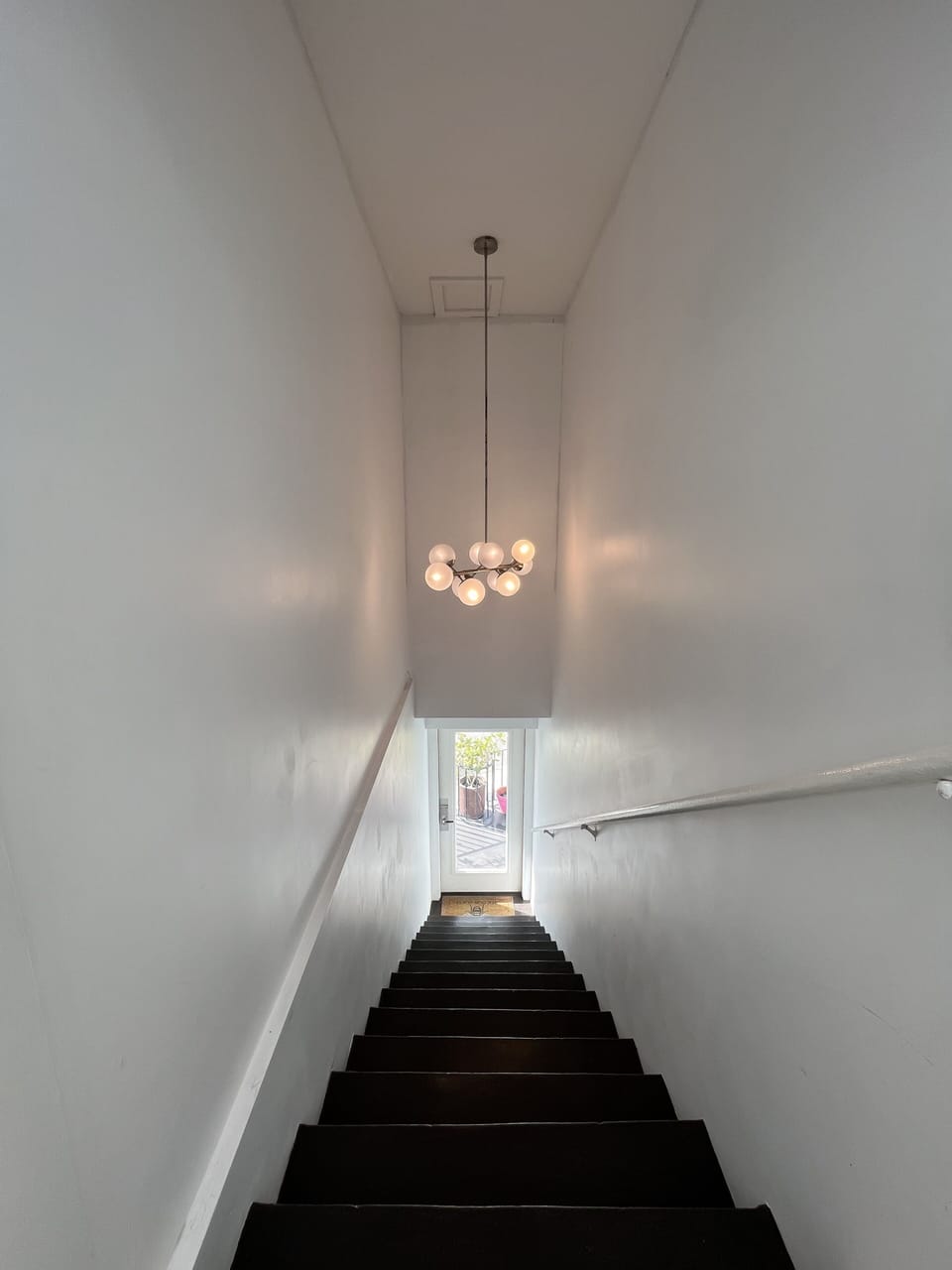 Doors into building have a code locking system