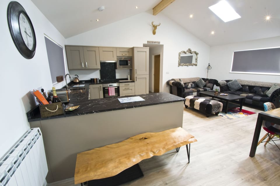 Open plan living.
