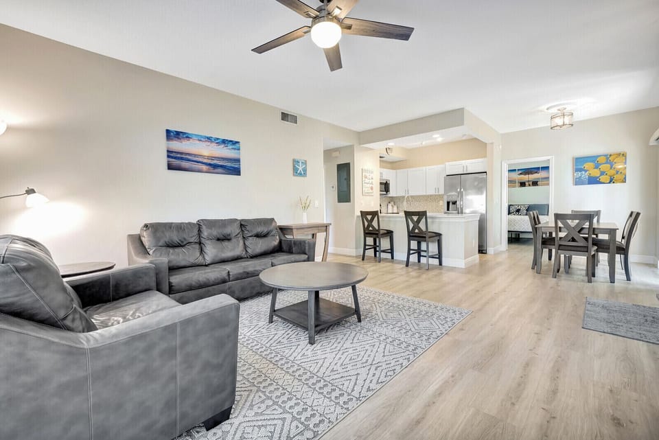 Open Floor Plan Kitchen Dining Living Room Flow Beautifully!