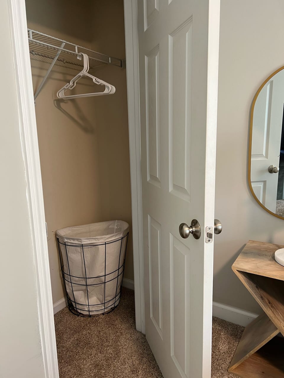 Every room has a large closet to store your luggage and personal belongings  