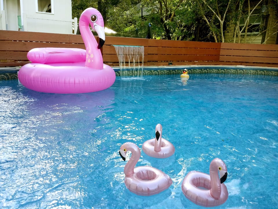 private, heated pool