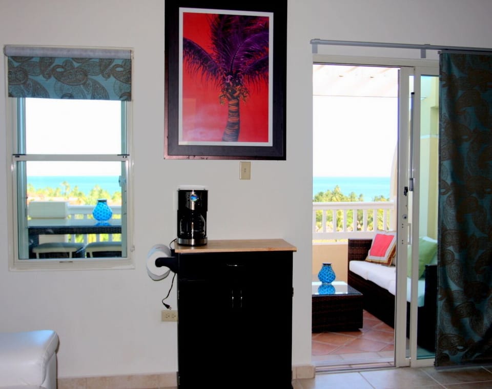 Ocean view from living area