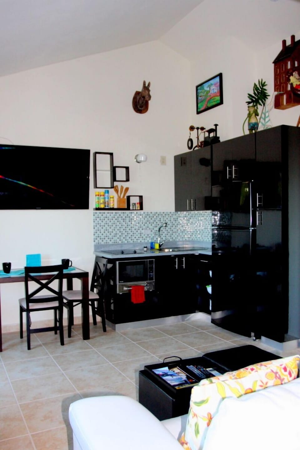 Kitchen and Living Area