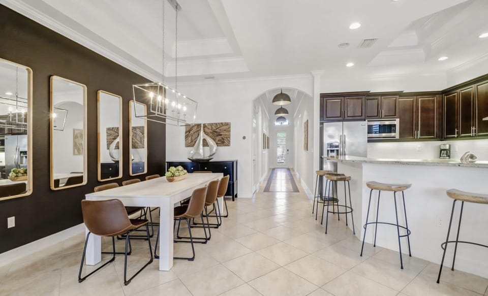 Open concept living area