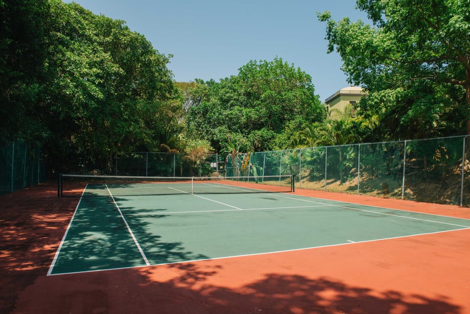 The tennis court