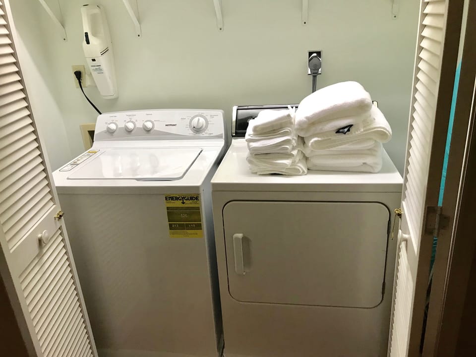 Full size washer and dryer